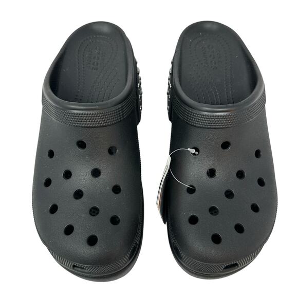 Crocs Siren Studded Platform Heel Clog Unisex Mens Sz 10 Women Sz 12 Chunky Goth - Picture 6 of 14